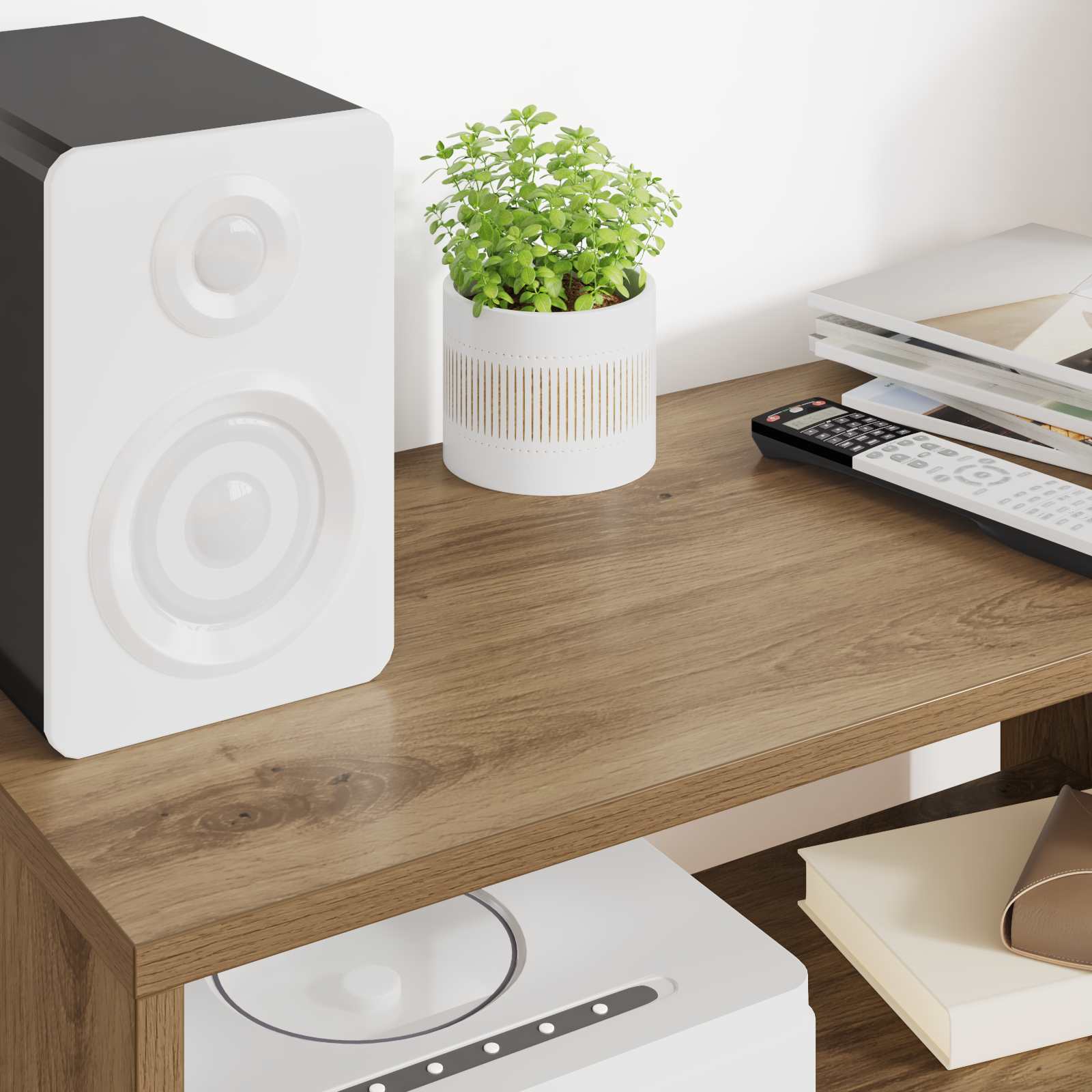 Mobile TV Rovere artigianale 60 x 30 x 40 cm Legno multistrato 8000323