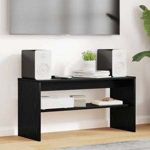 Mobile TV Rovere Nero 80 x 30 x 40 cm Legno multistrato 8000325