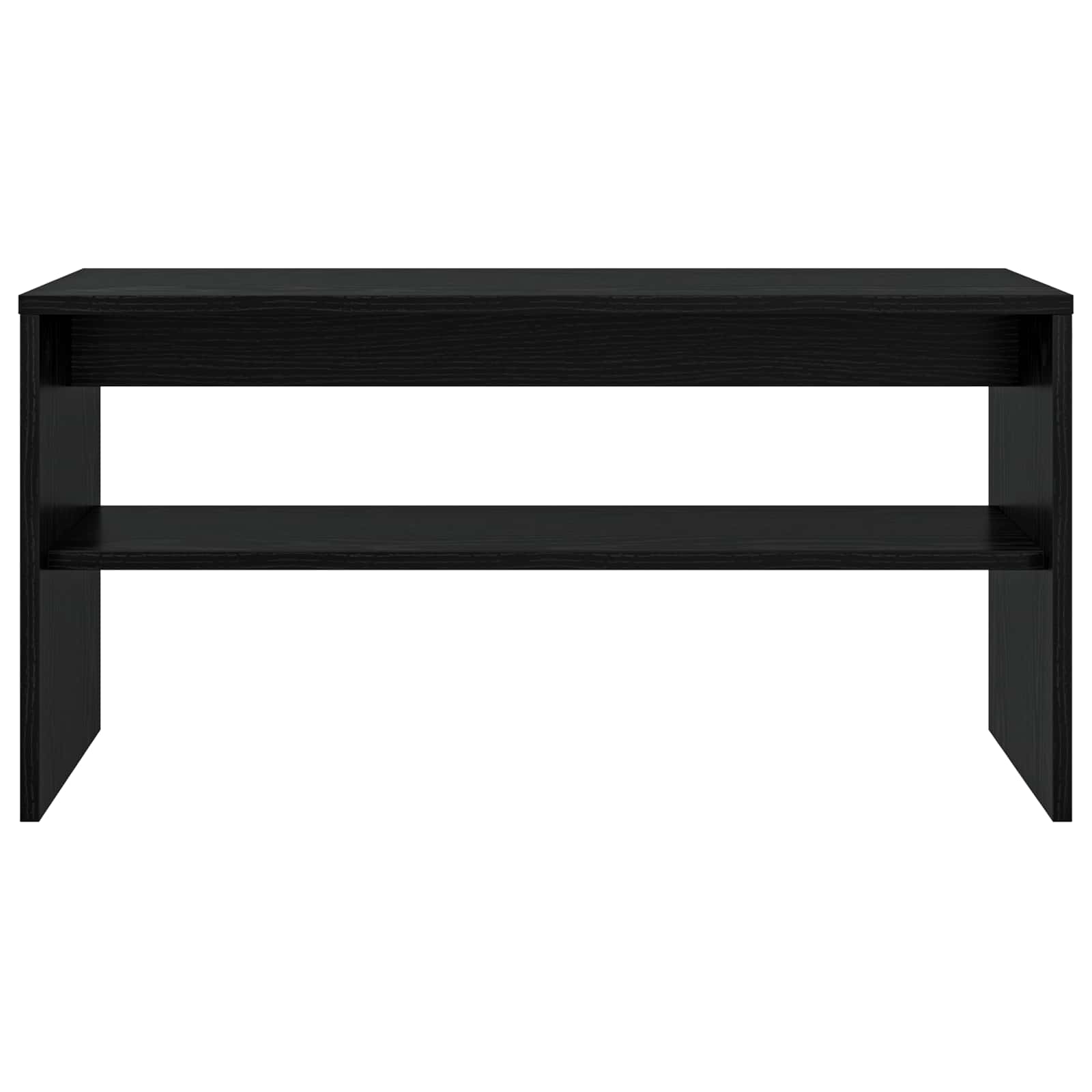 Mobile TV Rovere Nero 80 x 30 x 40 cm Legno multistrato 8000325