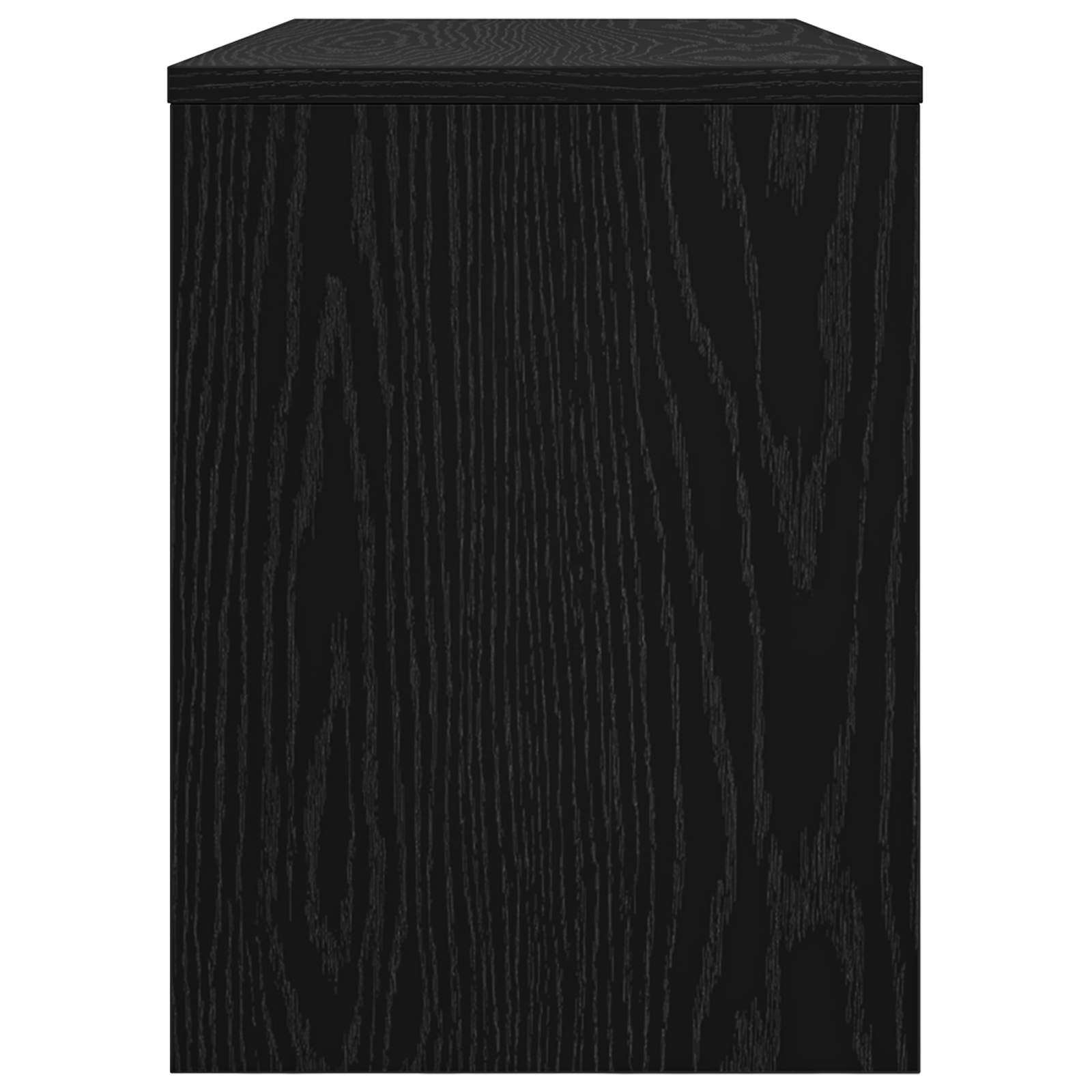 Mobile TV Rovere Nero 80 x 30 x 40 cm Legno multistrato 8000325