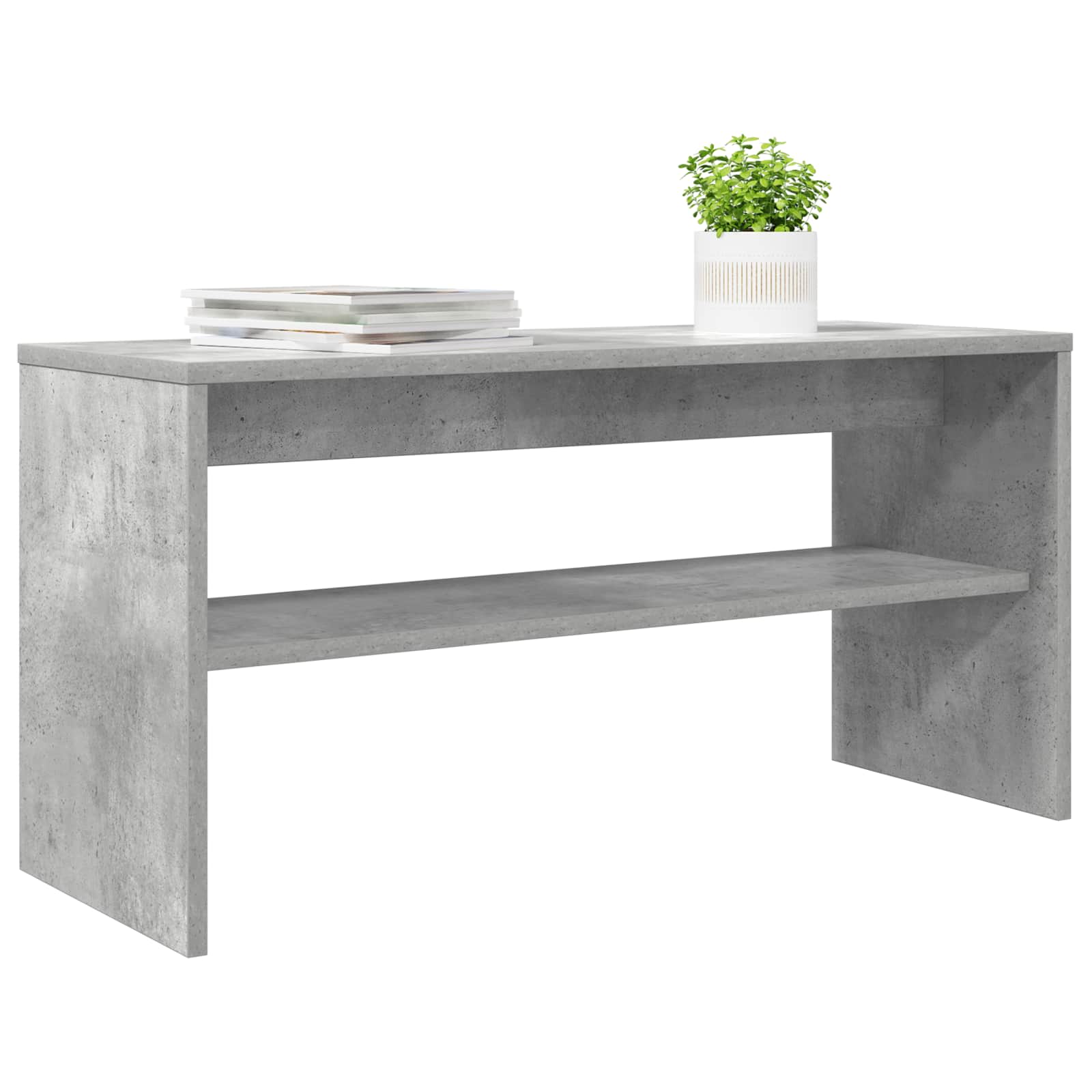 Mobile TV Grigio cemento 80 x 30 x 40 cm Legno multistrato 8000327