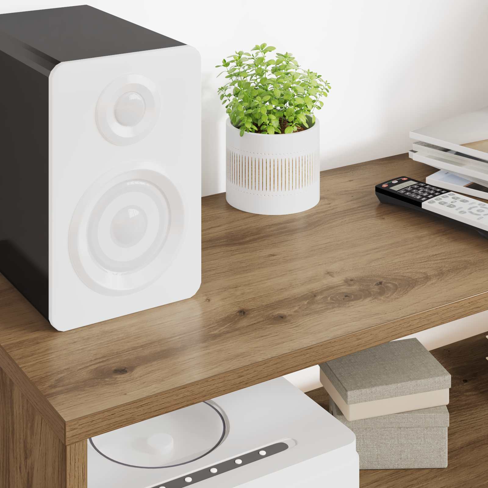 Mobile TV Rovere artigianale 100 x 30 x 40 cm Legno multistrato 8000339