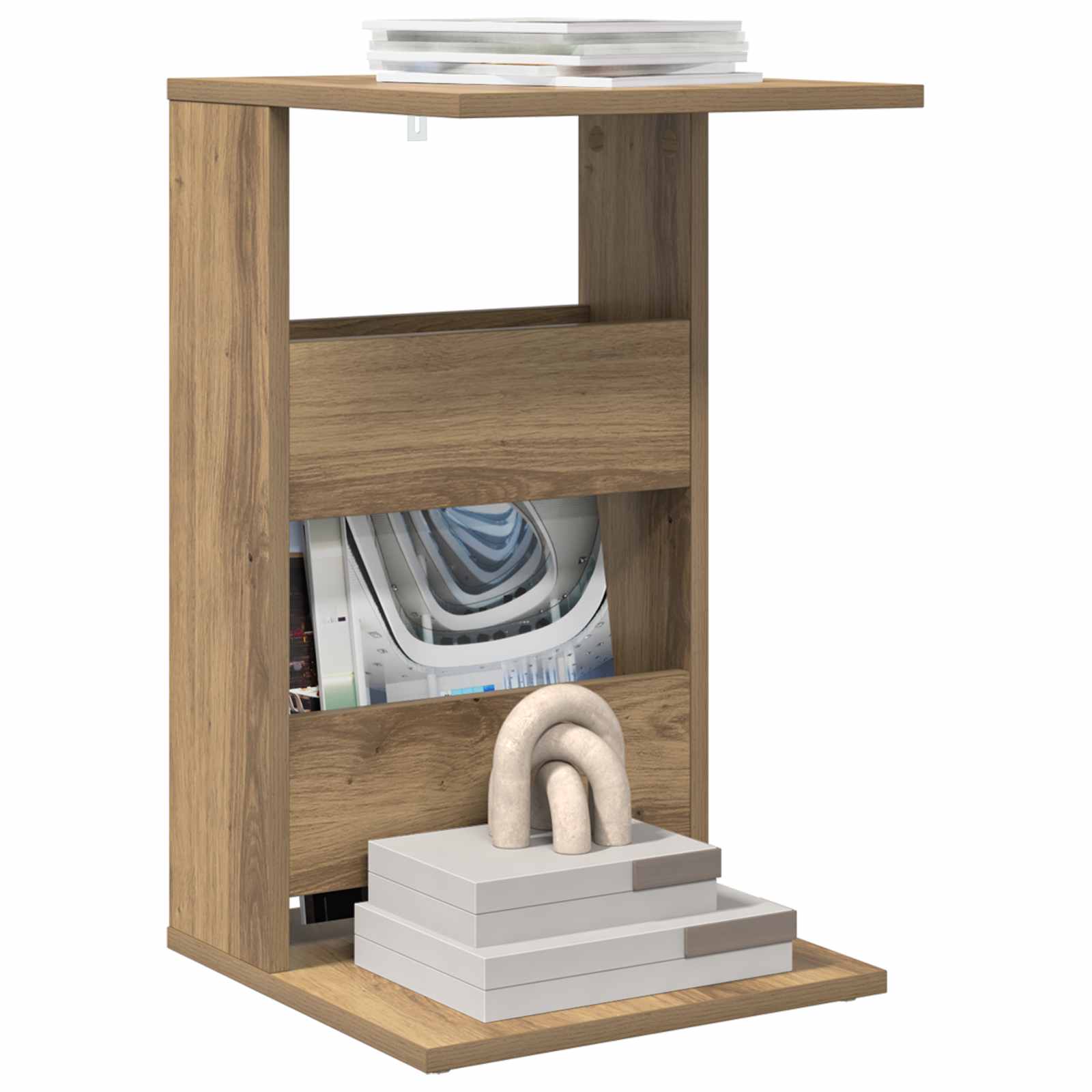 Tavolo laterale Rovere artigianale 40 x 35 x 60,5 cm 8000347