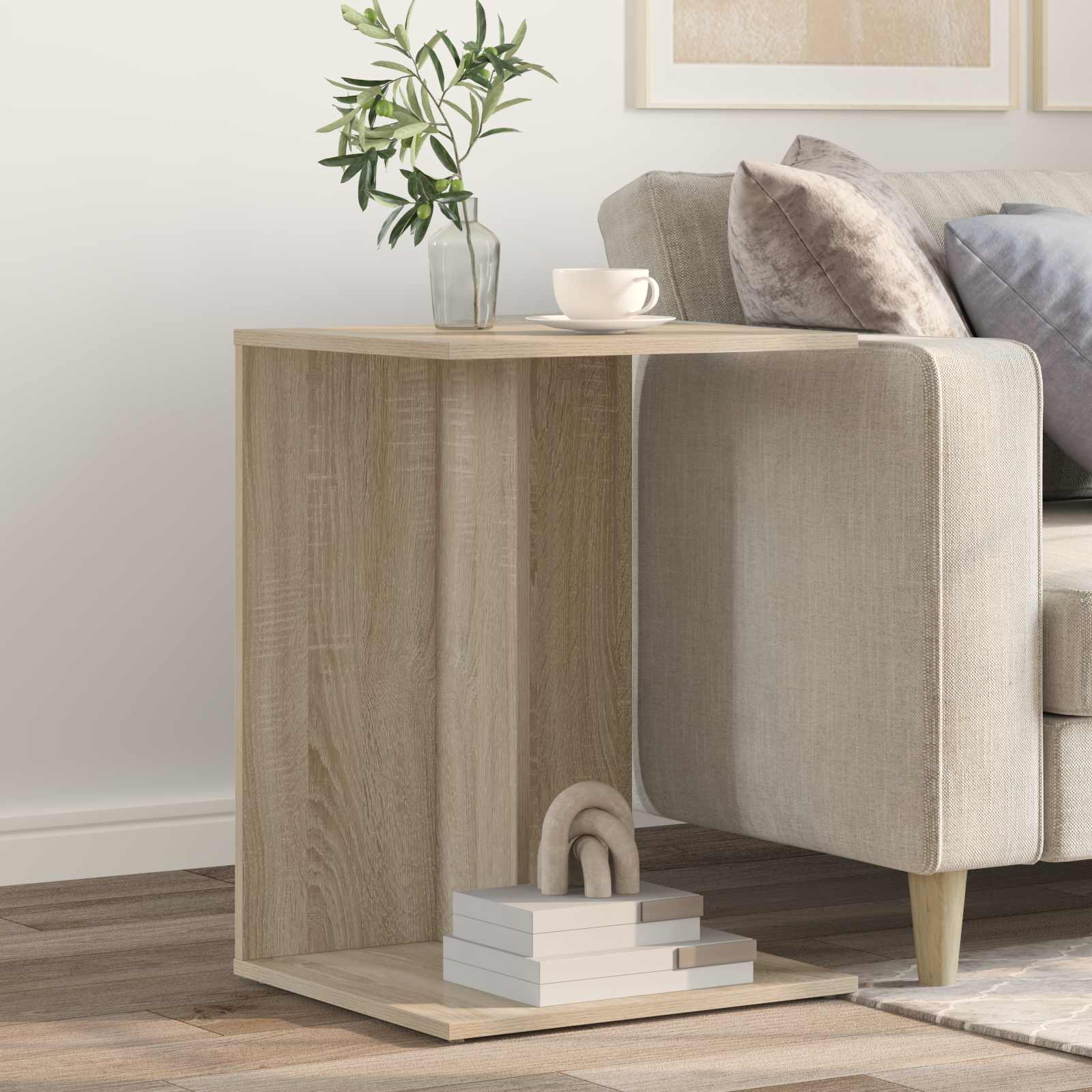 Tavolo laterale Rovere Sonoma 45 x 40 x 62,5 cm 8000358