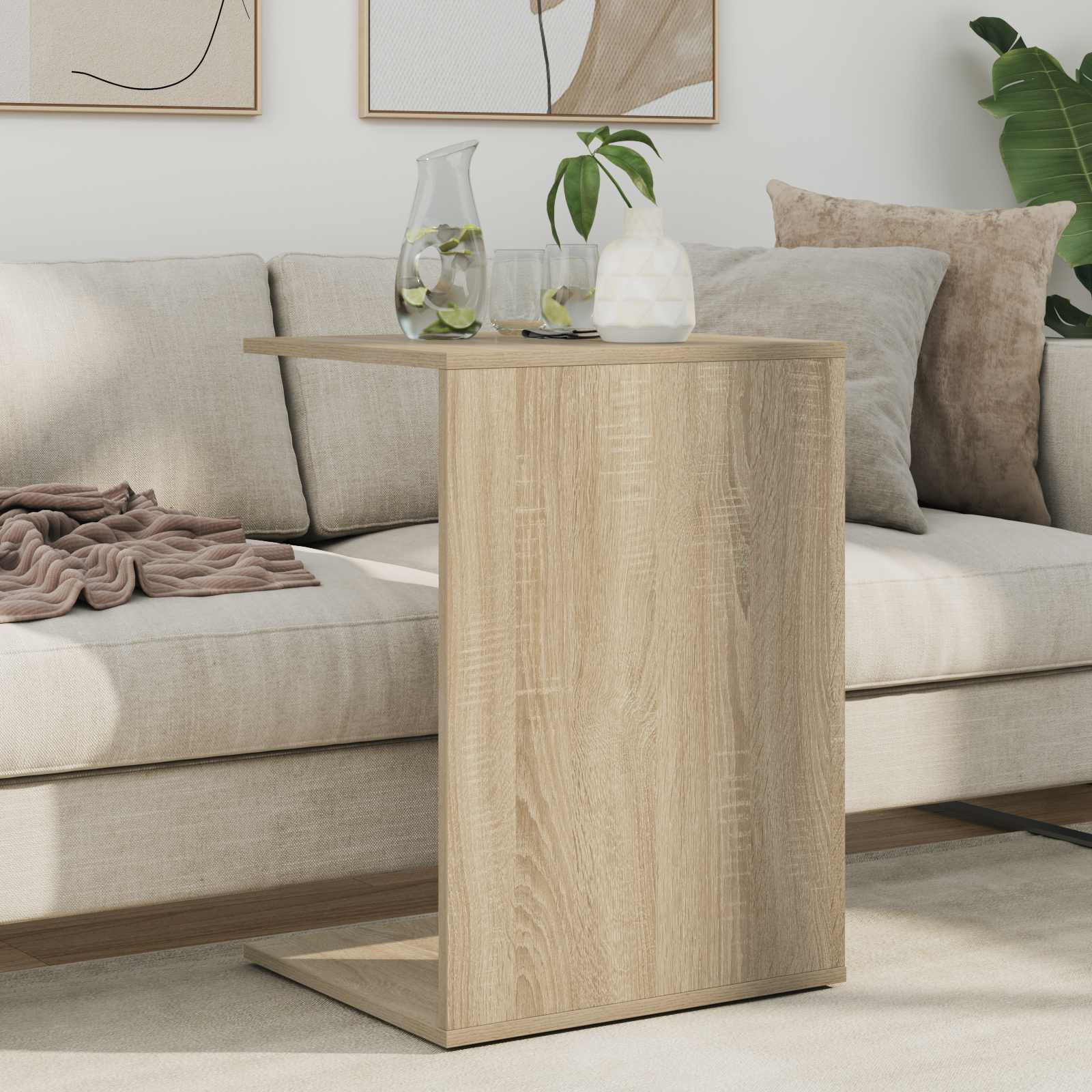 Tavolo laterale Rovere Sonoma 45 x 40 x 62,5 cm 8000358