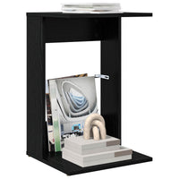 Tavolo laterale Rovere Nero 40 x 38 x 62,5 cm Legno multistrato 8000365