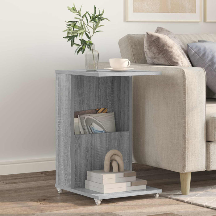 Tavolo laterale Grigio Sonoma 40 x 35 x 60 cm Legno multistrato 8000377