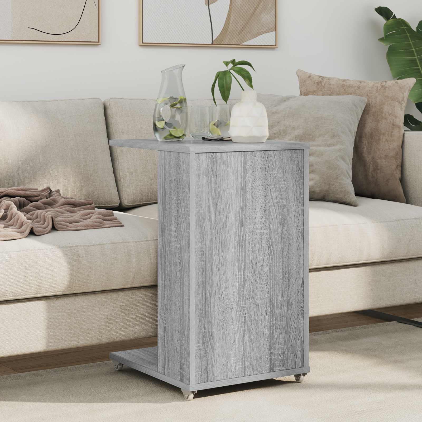 Tavolo laterale Grigio Sonoma 40 x 35 x 60 cm Legno multistrato 8000377