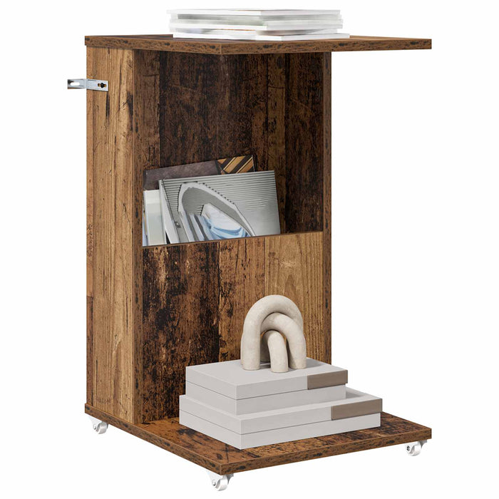 Tavolo laterale Legno vecchio 40 x 35 x 60 cm Legno multistrato 8000378