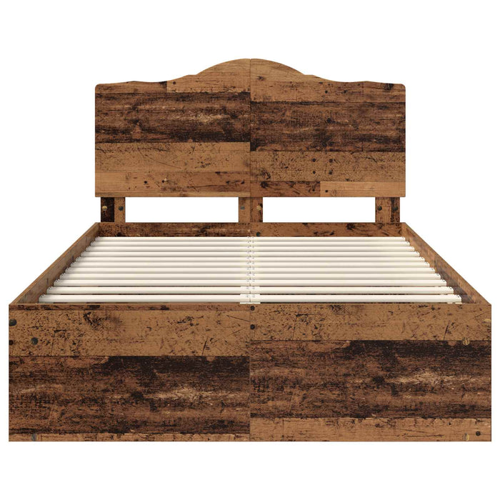 Struttura del letto Legno vecchio 135 x 190 cm Pino massello 3413324