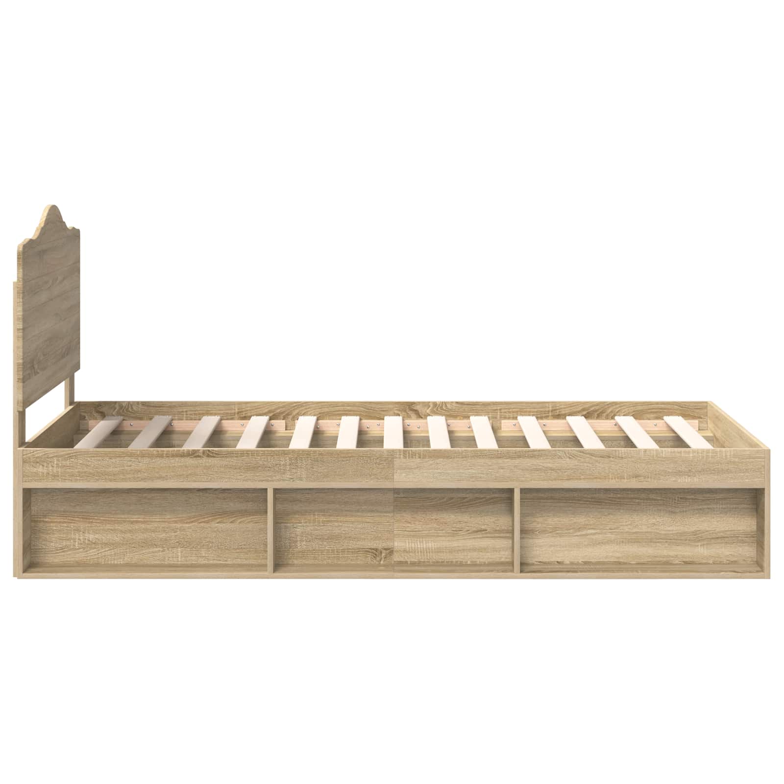 Struttura del letto Sonoma 100 x 200 cm Pino massello 3413346