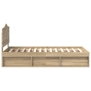 Struttura del letto Sonoma 100 x 200 cm Pino massello 3413346