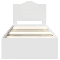 Struttura del letto Bianco 90 x 200 cm Pino massello 3413353