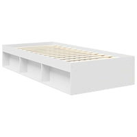 Struttura del letto Bianco 90 x 190 cm Pino massello 3413362