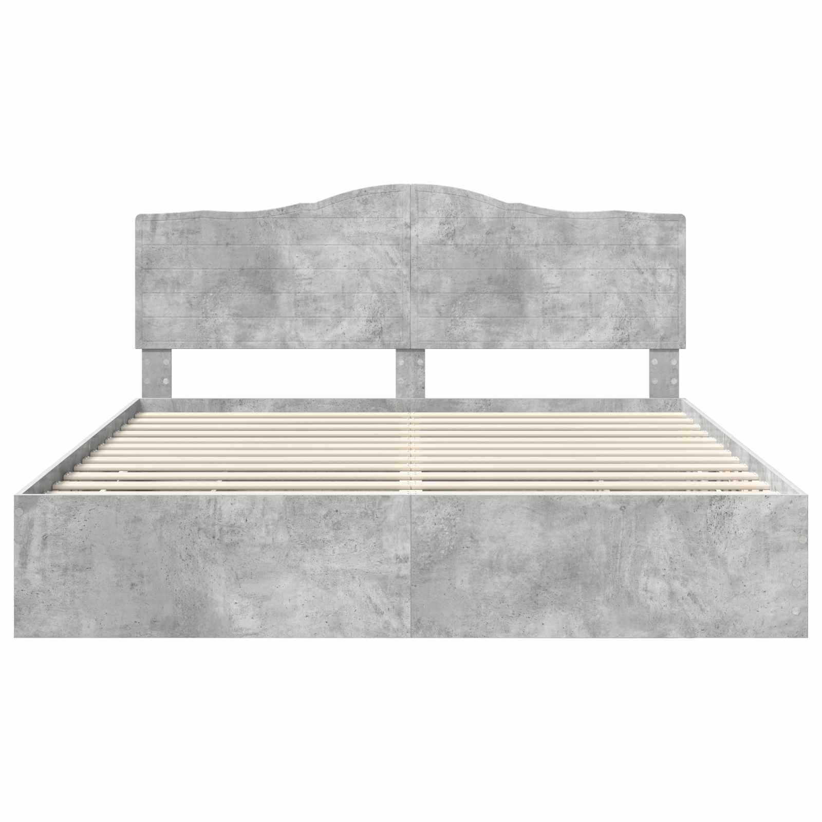 Struttura del letto con cassetto Grigio cemento 200 x 200 cm 3413383