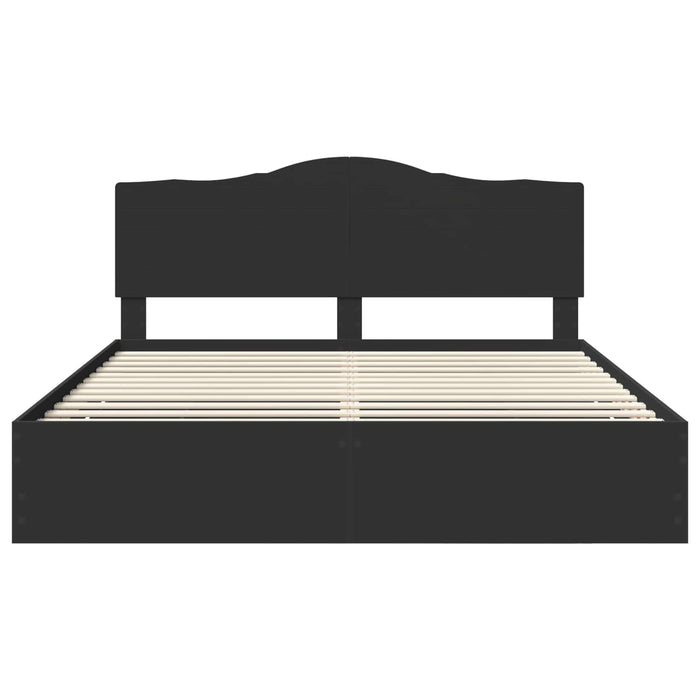 Struttura del letto Nero 180 x 200 cm Legno Ingegnerizzato 3413388