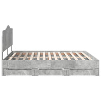 Struttura del letto con cassetto Grigio cemento 180 x 200 cm 3413390