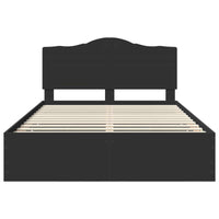 Struttura del letto Nero 160 x 200 cm Legno Ingegnerizzato 3413395