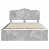 Struttura del letto con cassetto Grigio cemento 160 x 200 cm 3413397