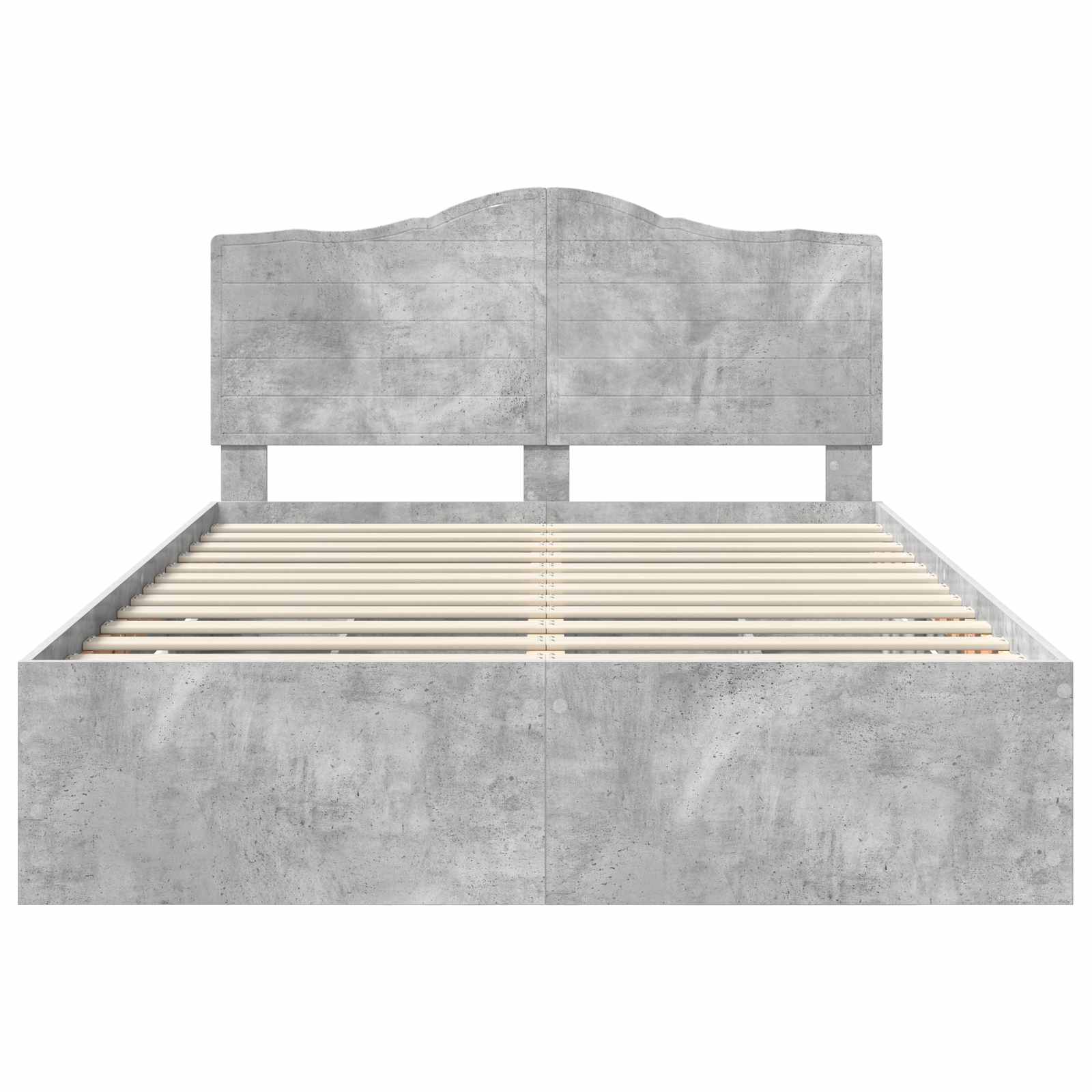 Struttura del letto con cassetto Grigio cemento 150 x 200 cm 3413404