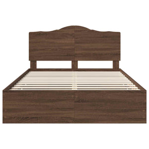 Struttura del letto con cassetto Rovere Marrone 150 x 200 cm 3413407