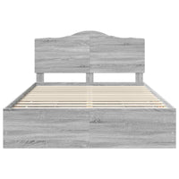 Struttura del letto con cassetto Grigio Sonoma 140 x 200 cm 3413420