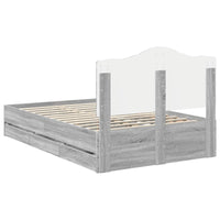 Struttura del letto con cassetto Grigio Sonoma 120 x 190 cm 3413434