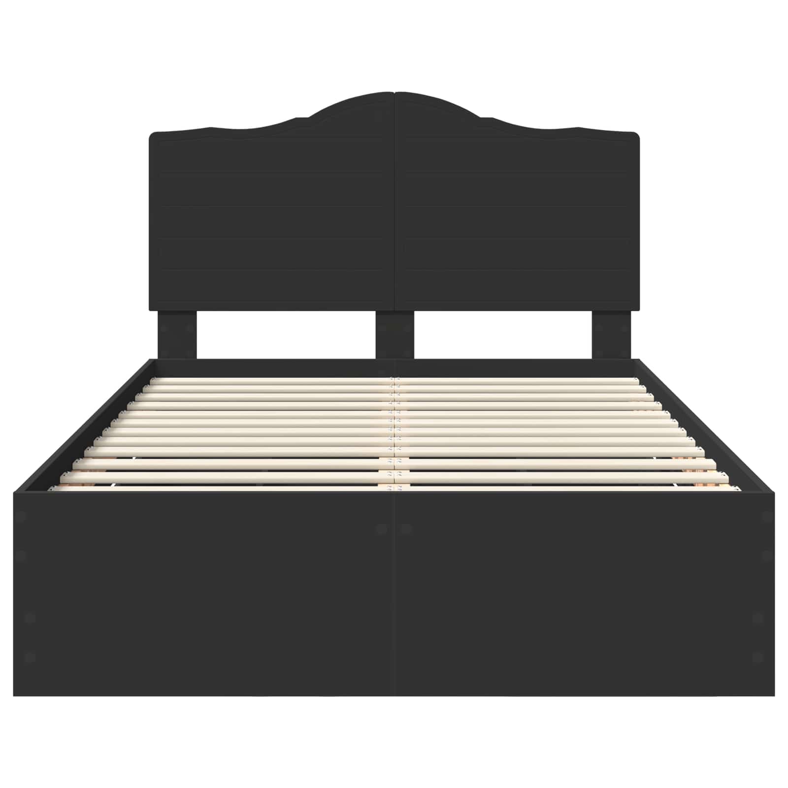 Struttura del letto Nero 120 x 200 cm Legno Ingegnerizzato 3413437