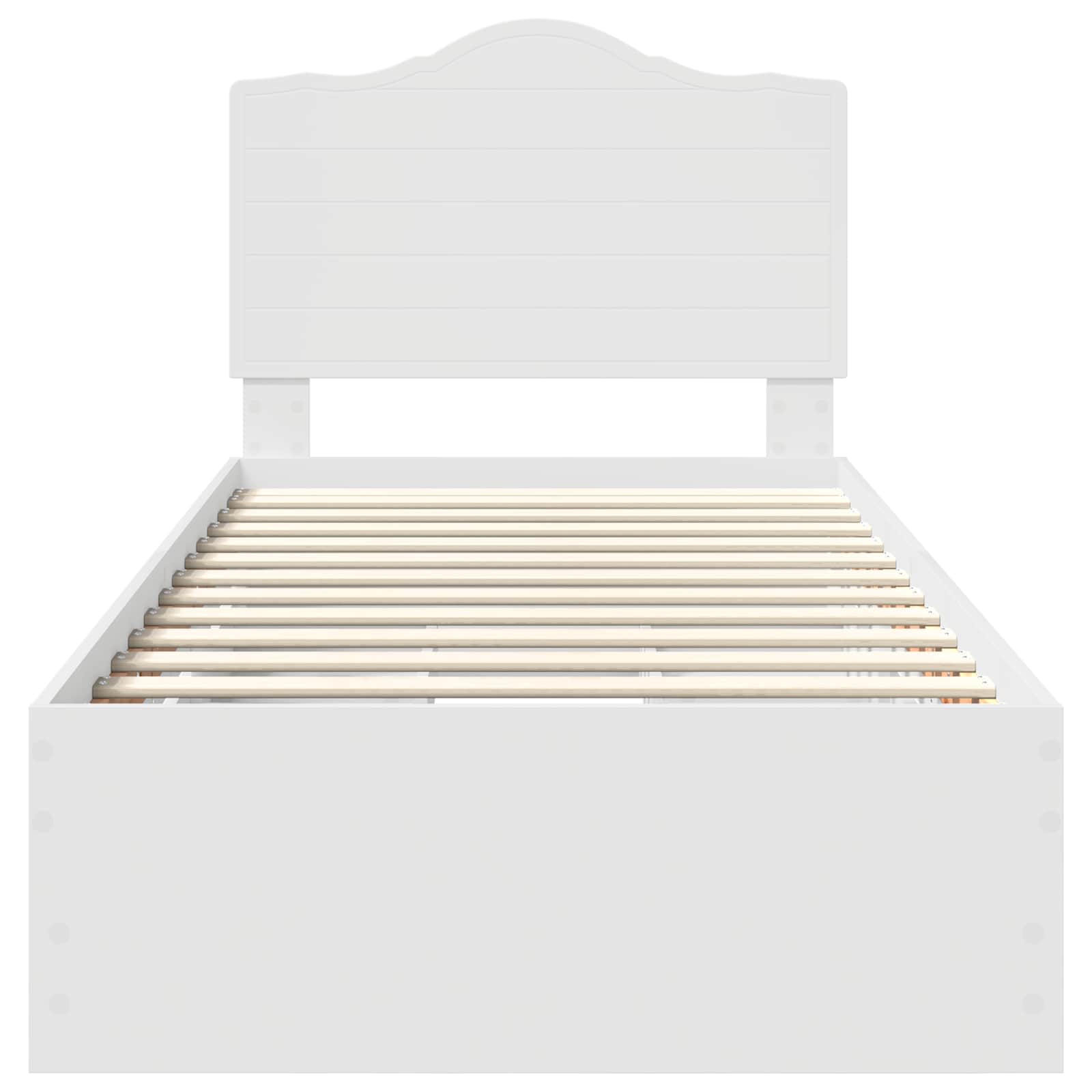 Struttura del letto Bianco 98.5 x 200 cm Legno Ingegnerizzato 3413443