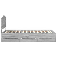 Struttura del letto con cassetto Grigio Sonoma 98.5 x 200 cm 3413448