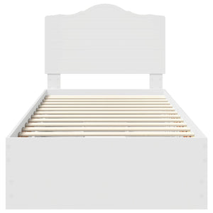 Struttura del letto Bianco 90 x 190 cm Legno Ingegnerizzato 3413450