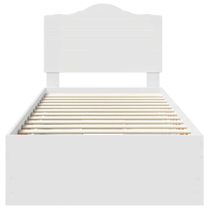 Struttura del letto Bianco 90 x 190 cm Legno Ingegnerizzato 3413450