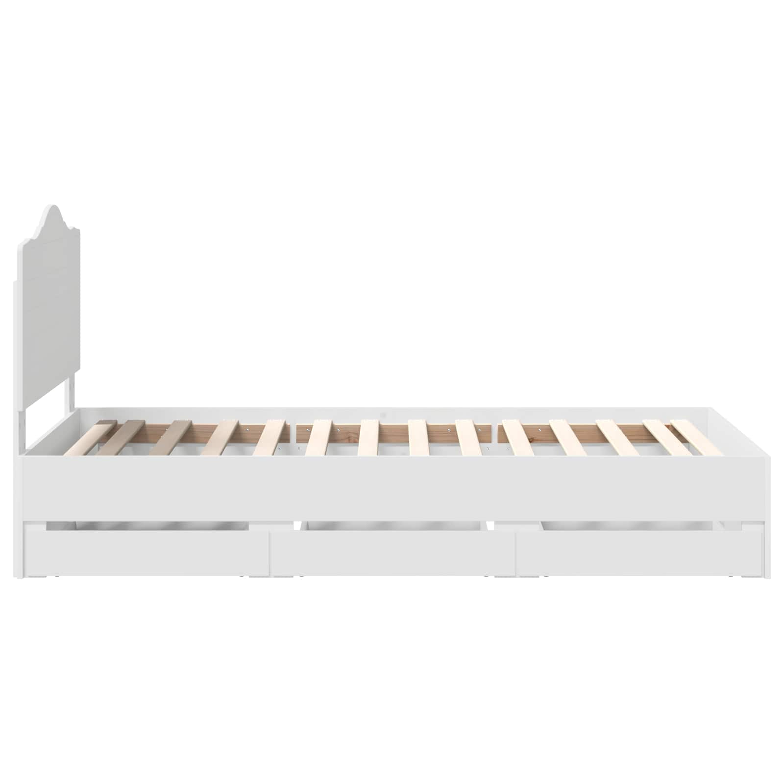 Struttura del letto Bianco 90 x 200 cm Legno Ingegnerizzato 3413457