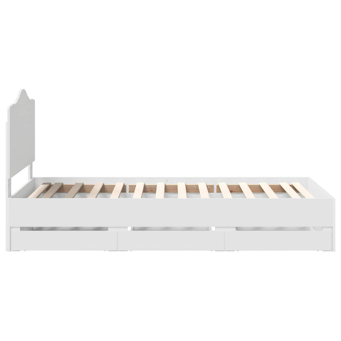 Struttura del letto Bianco 90 x 200 cm Legno Ingegnerizzato 3413457