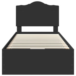 Struttura del letto Nero 90 x 200 cm Legno Ingegnerizzato 3413458