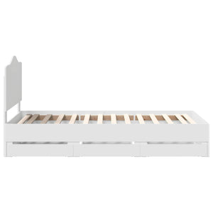 Struttura del letto Bianco 75 x 190 cm Legno Ingegnerizzato 3413464