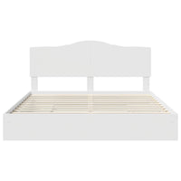 Letto con Contenitore Bianco 180 x 200 cm Legno multistrato 3413478