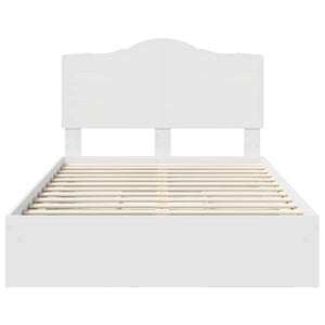 Letto con Contenitore Bianco 120 x 200 cm Legno multistrato 3413520