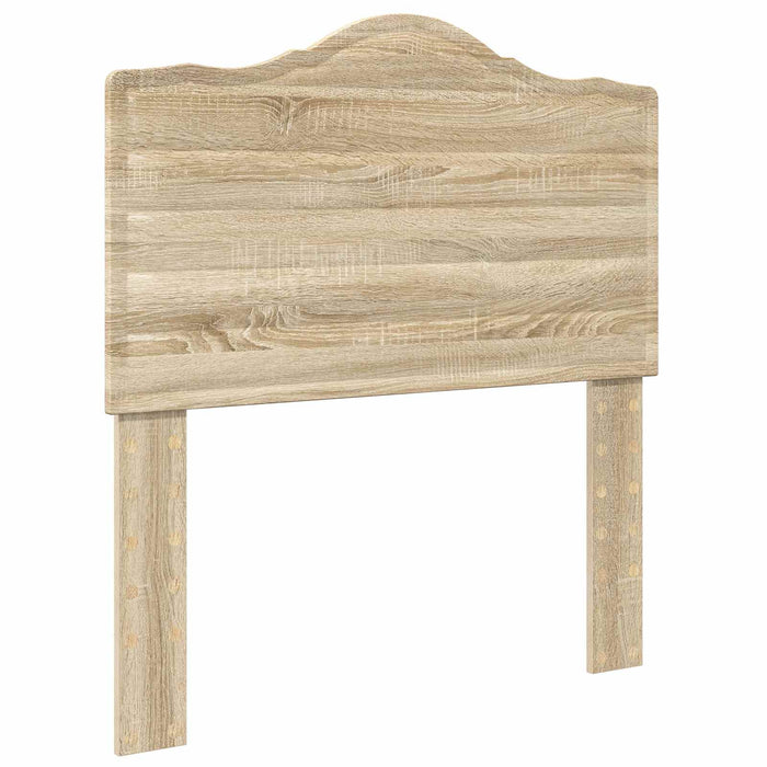 Letto con Contenitore con testiera-Struttura Letto con contenitore Rovere Sonoma 75 x 190 cm 189961