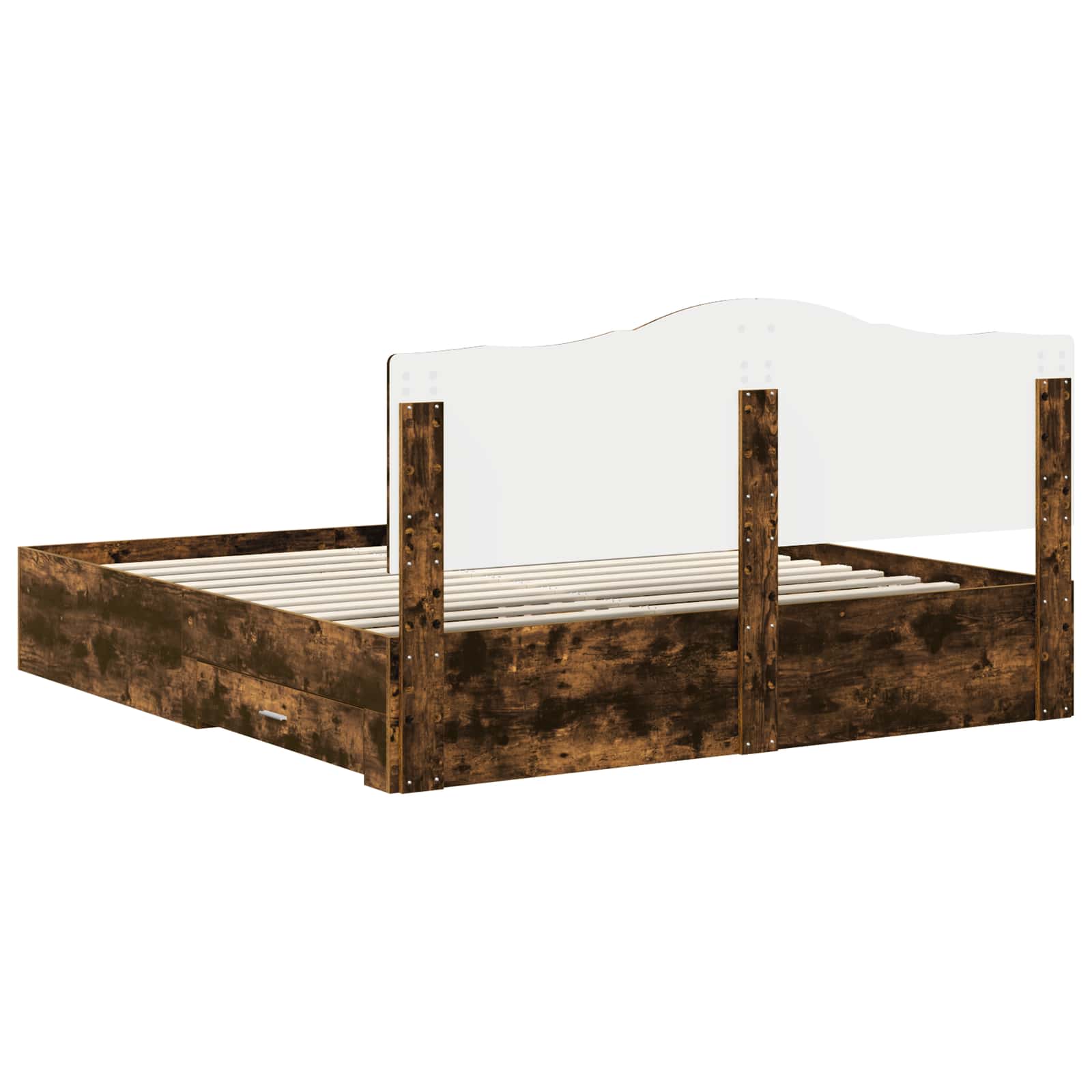 Struttura del letto Rovere fumé 180 x 200 cm Legno multistrato 3413573