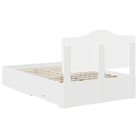 Struttura del letto Bianco 120 x 190 cm Legno multistrato 3413630