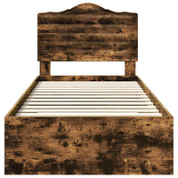 Struttura del letto Rovere fumé 90 x 200 cm Legno multistrato 3413652