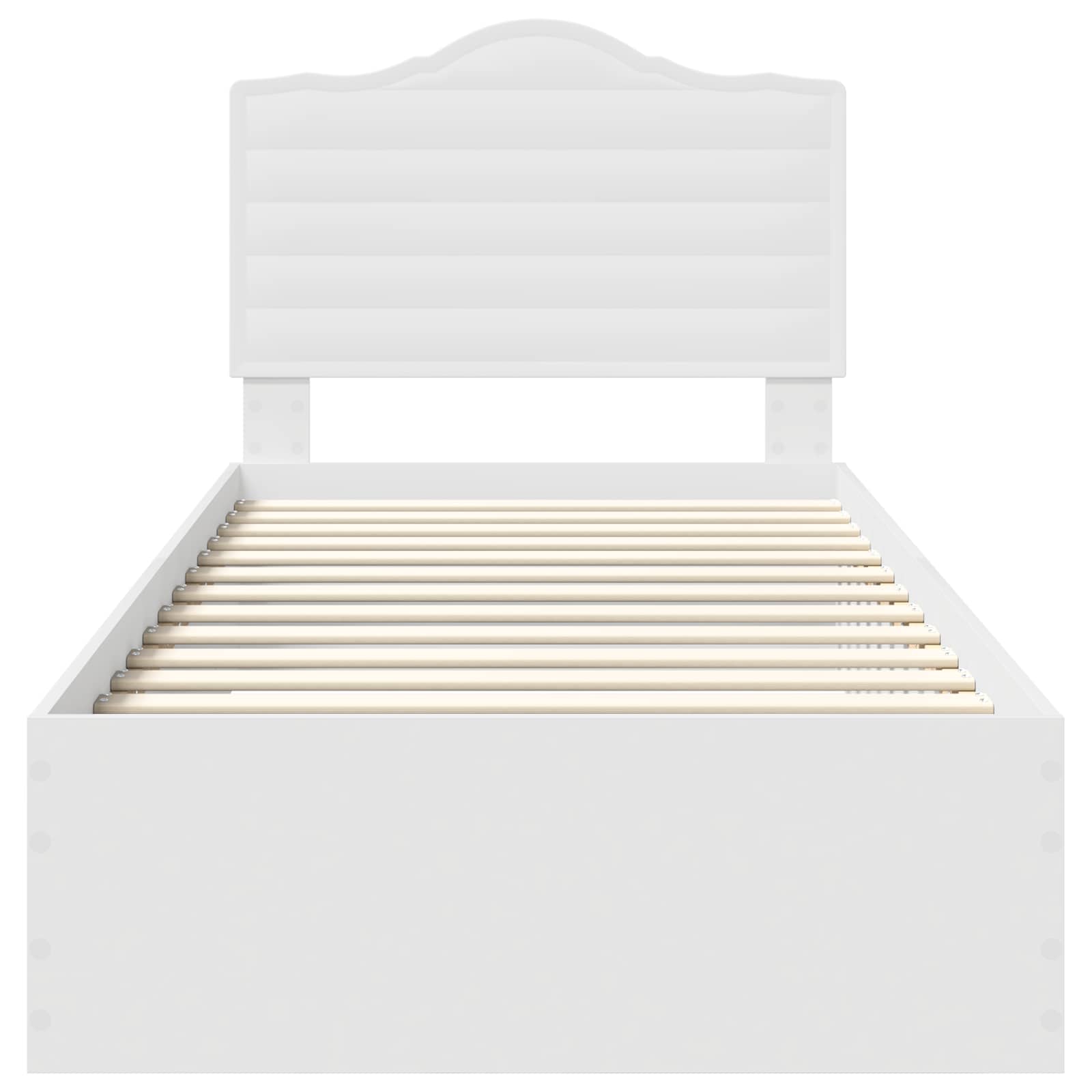 Struttura del letto Bianco 90 x 190 cm Legno multistrato 3413657