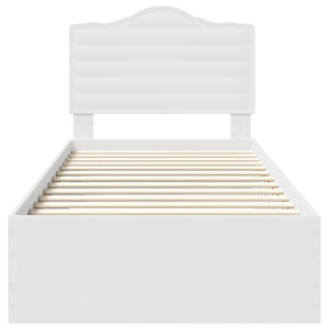 Struttura del letto Bianco 90 x 190 cm Legno multistrato 3413657