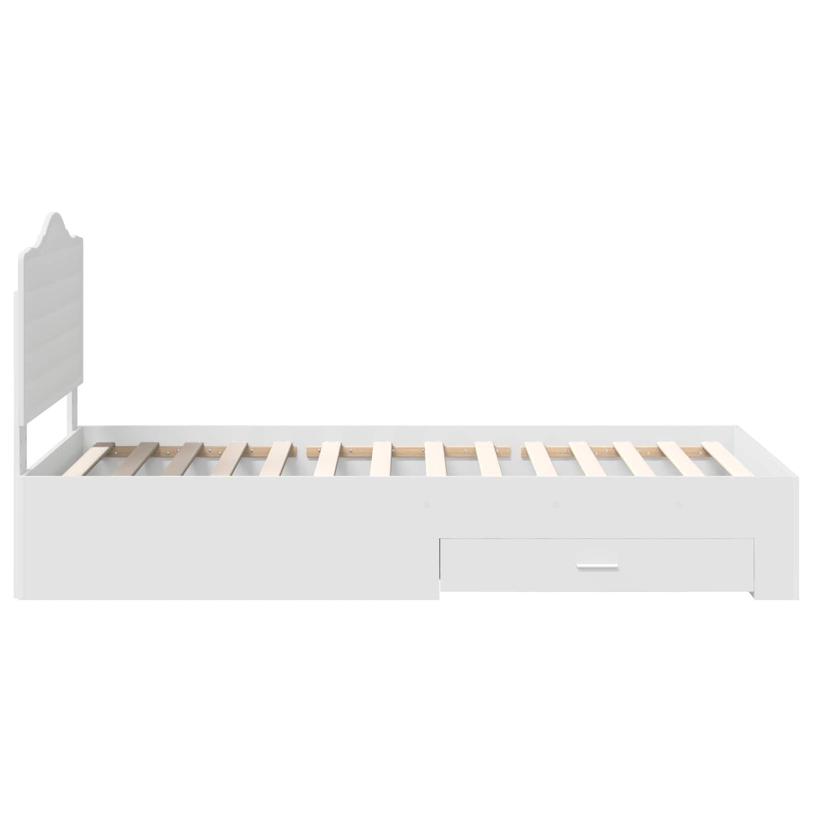 Struttura del letto Bianco 90 x 190 cm Legno multistrato 3413657