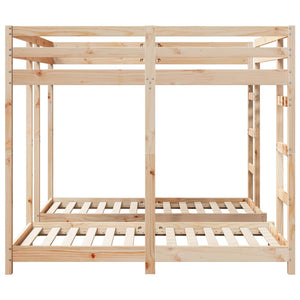 Struttura letto a castello triplo Marrone 160 x 200 cm 3414561