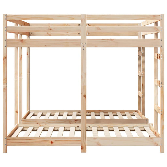 Struttura letto a castello triplo Marrone 160 x 200 cm 3414561