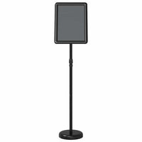 Espositori per Fiere Nero 25 x 25 x 125 cm Alluminio 42025191