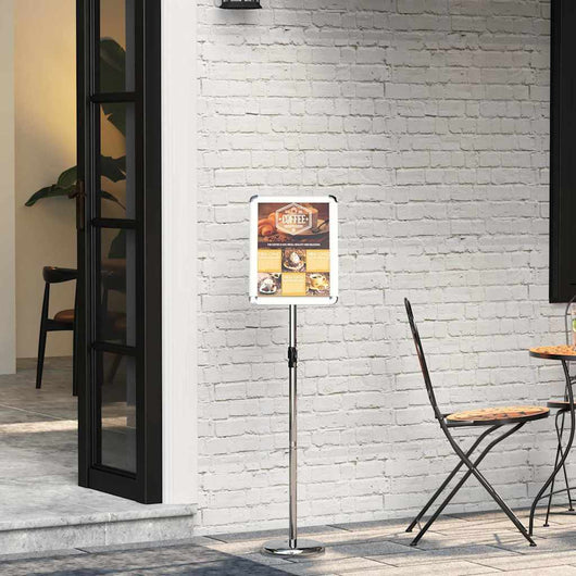 Espositori per Fiere Argento 25 x 25 x 125 cm Alluminio 42025192