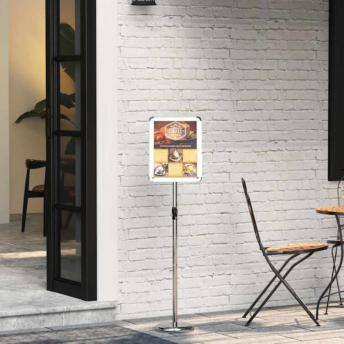 Espositori per Fiere Argento 25 x 25 x 125 cm Alluminio 42025192